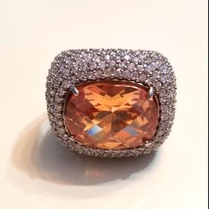 ⚜ Peaches and Creme Cocktail Ring ⚜